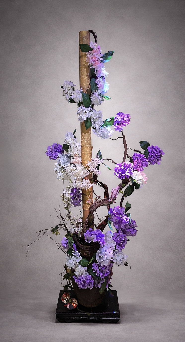 紫陽花の昇景